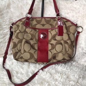 Coach signature tote